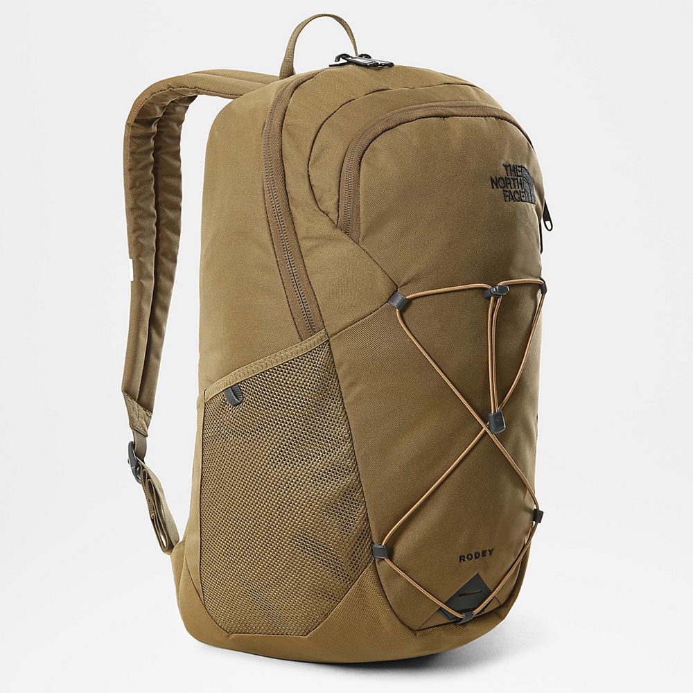 The North Face Backpacks Womens Australia - The North Face Rodey Olive Green / Brown (TPQ-948217)